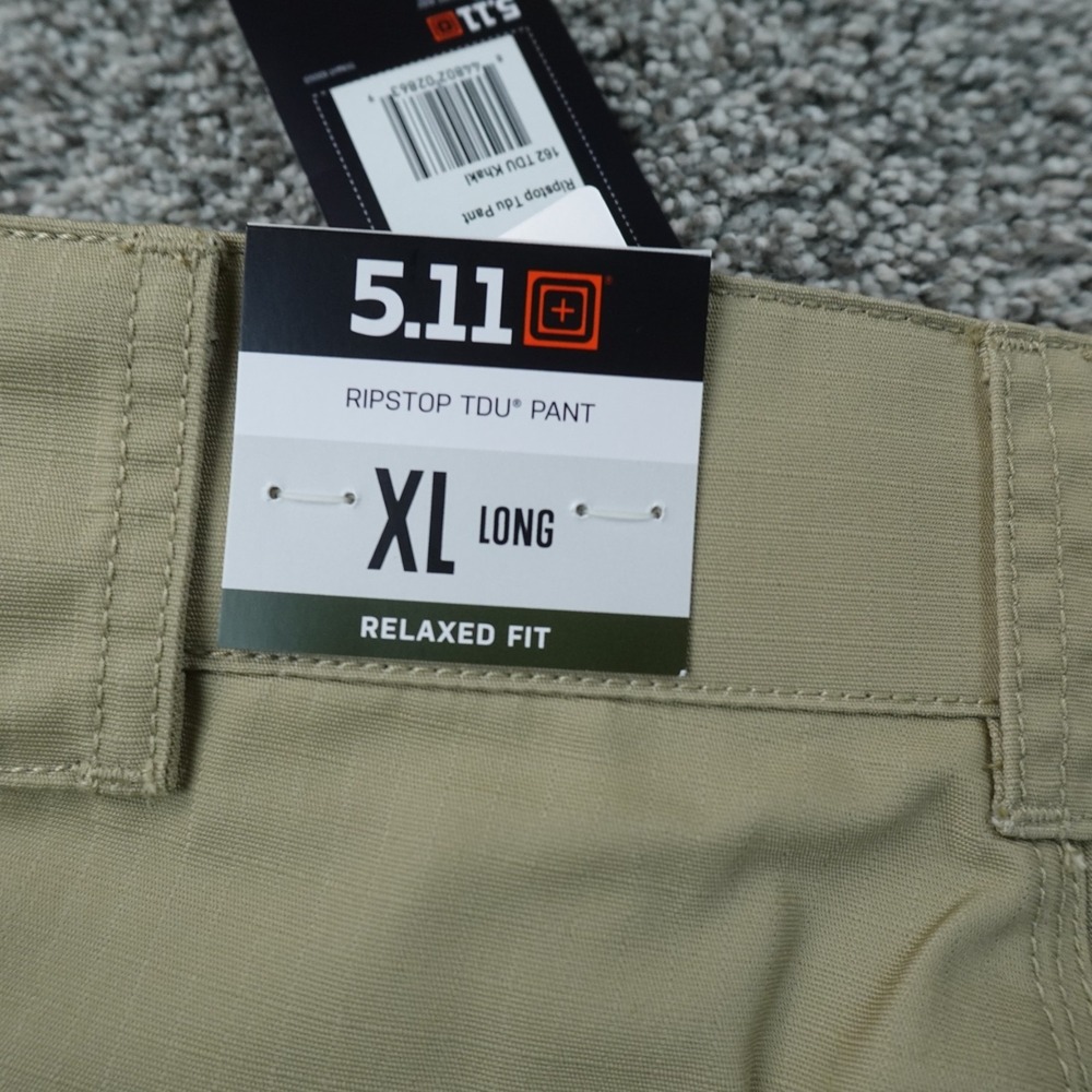 NEW 5.11 Tactical Pants Mens XL Beige Tan Ripstop TDU Cargo Utility Work Outdoor - Picture 12 of 14